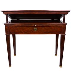 19th Century French Empire Mahogany Architect's Desk 7