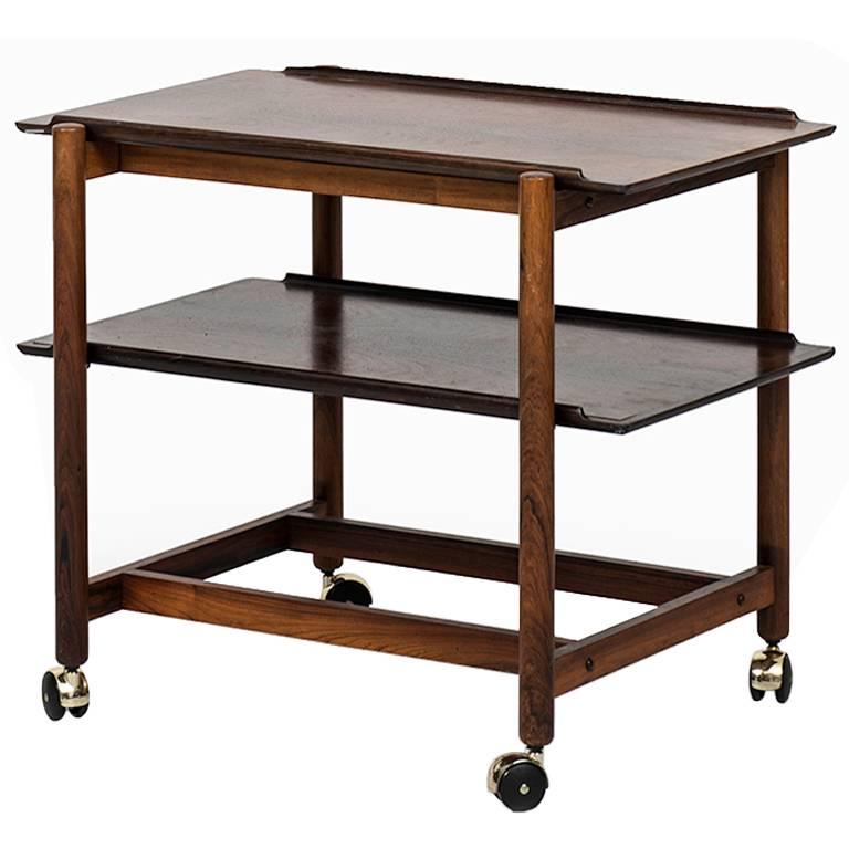 Poul Hundevad Trolley in Rosewood by Poul Hundevad & Co in Denmark