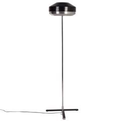 Black and Chrome Floorlamp by Hiemstra Evolux, 1960s