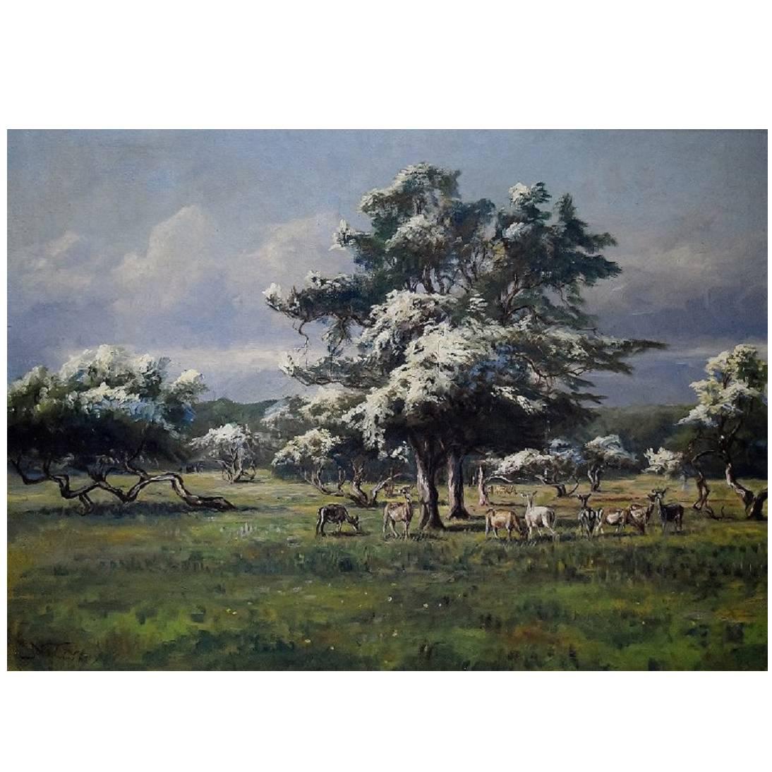 Christiansen, Niels Peter, Denmark, View from the Royal Deer Park