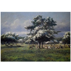 Vintage Christiansen, Niels Peter, Denmark, View from the Royal Deer Park