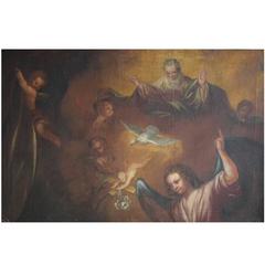 Oil Painting on Canvas, Unknown Old Master, 18th Century Biblical Scene 10