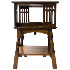 Arts and Crafts Revolving Bookcase by Liberty and Co 3