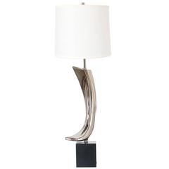 Maurizio Tempestini Chrome Table Lamp by Laurel 2