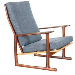 Ib Kofod-Larsen High Back Chair for Selig Ib Kofod-Larsen High Back Chair for Selig