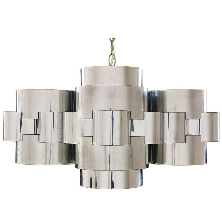 Curtis Jere Cloud Chrome Chandelier For Artisan House At Curtis Jere Cloud Chrome Chandelier For Artisan House