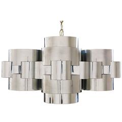 Curtis Jere “Cloud” Chrome Chandelier for Artisan House 5