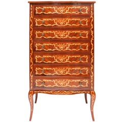 Regency Drawer Chest with decorative inlay
