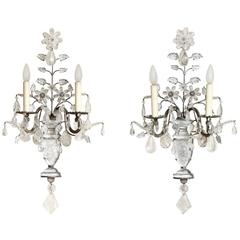 A Pair of Maison Bagues Two-Light Wall Sconces