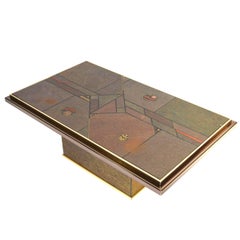 Brutalist Coffee Table in the style of Paul Kingma, 1970s