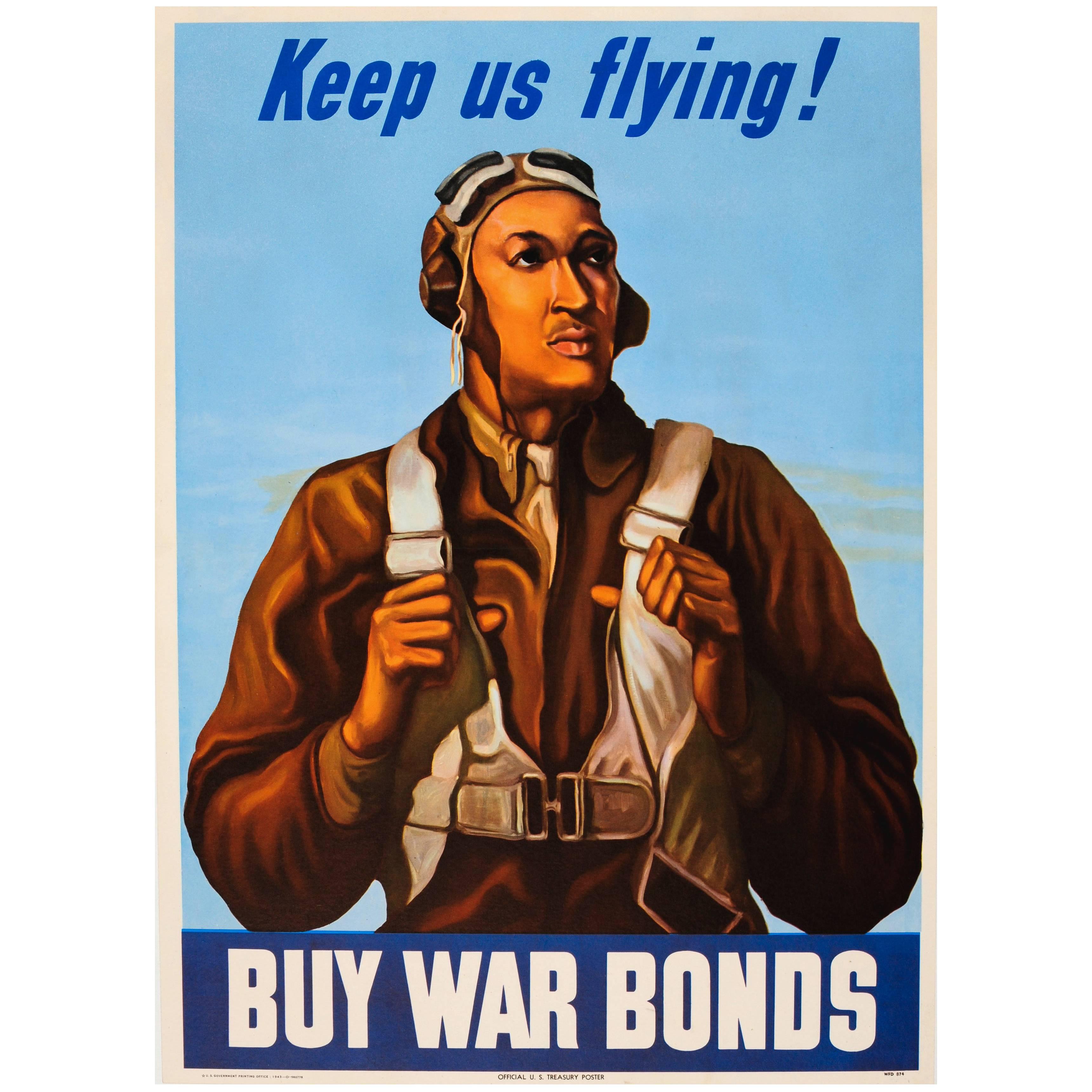 Take out a War Bond Help us fly German WW1 Propaganda Poster