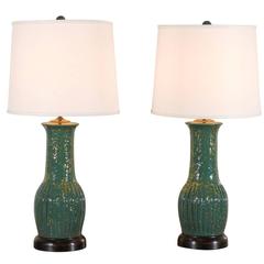 Pair of Charlie West Lamps