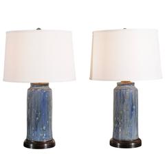 Pair of Charlie West Lamps