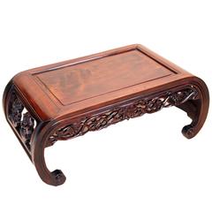 Antique Oriental Hardwood Opium Table