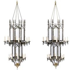 Pair of Henry VIII Style Chandeliers