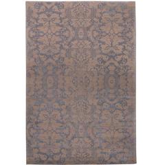 Traditional 'Penelope' Wool and Silk Area Rug 11