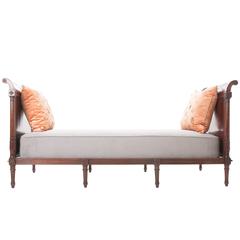French 19th Century Mahogany Directoire Daybed