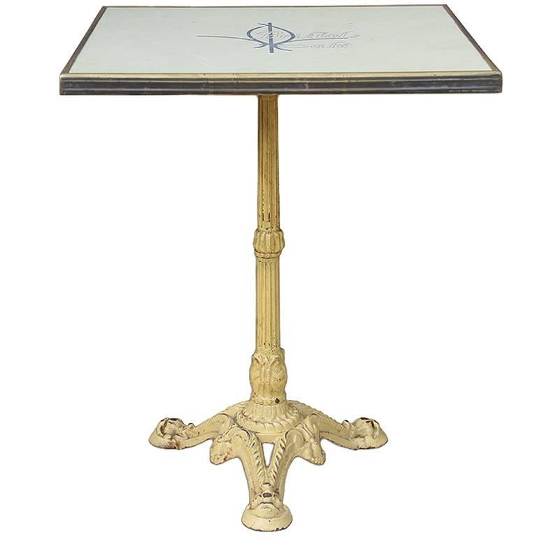 French Parisian Bistro Table from Bristol Cafe