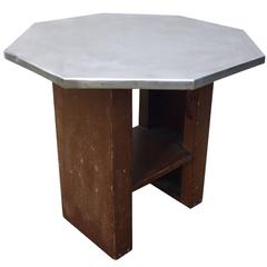 Vintage Pair of Mid-Century Octagonal End Tables