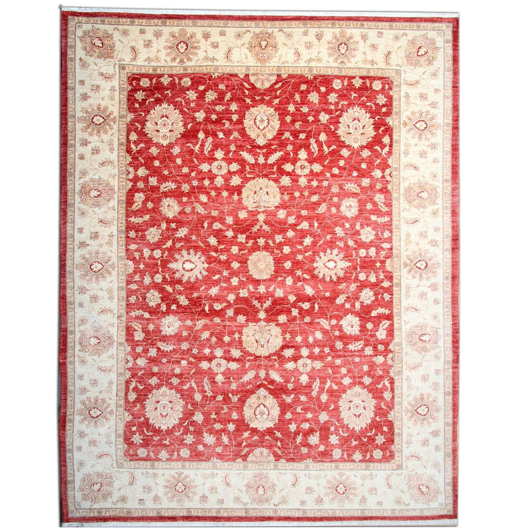 Hand Made Carpet, Contemporary Red Rug, Traditional Oriental Rugs for Sale