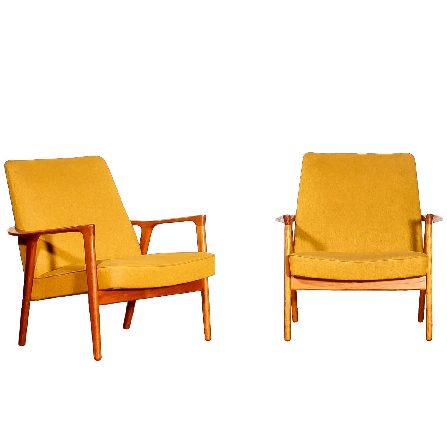 Teak Armchairs designed by Inge Andersson for Bröderna Andersson, Sweden 1950s