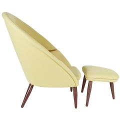 Nanna Ditzel "Oda" Lounge Chair and Ottoman 12