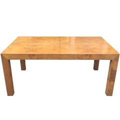 Milo Baughman for Thayer Coggin Burl Parsons Table