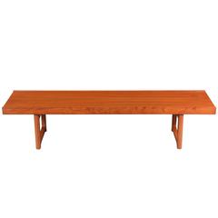 Torbjorn Afdal “Korbo” Teak Bench for Bruksbo Møbler