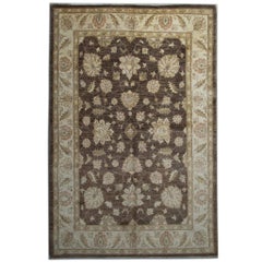 Oriental Rug Hand Made Carpet Floral Design Living Room for Sale