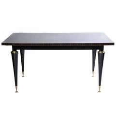 Elegant Dining Table Macassar Ebony 9