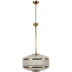 Exceptional Crystal Chandelier Pendant by Lobmeyr
