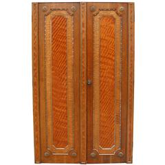 Pair of Fine Quality Oak and Maple Double Doors 5