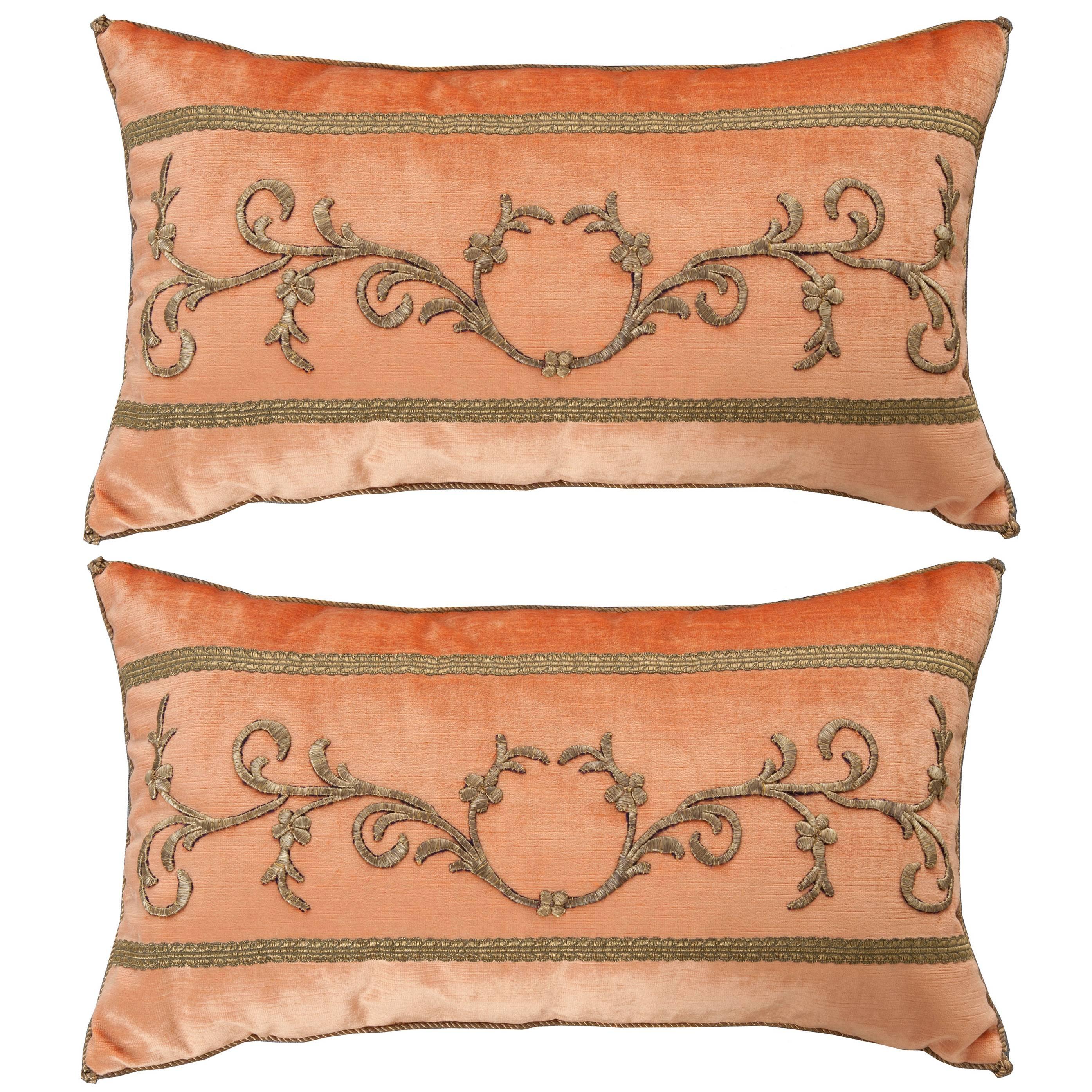 Antique Textile Pillows by B.Viz Designs