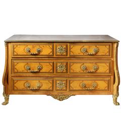 Antique French Regency Three-Drawer Commode