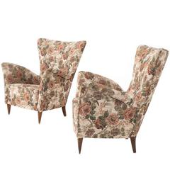 Mid-Century Italian Armchairs, Attributed to Gio Ponti, 1950s 2