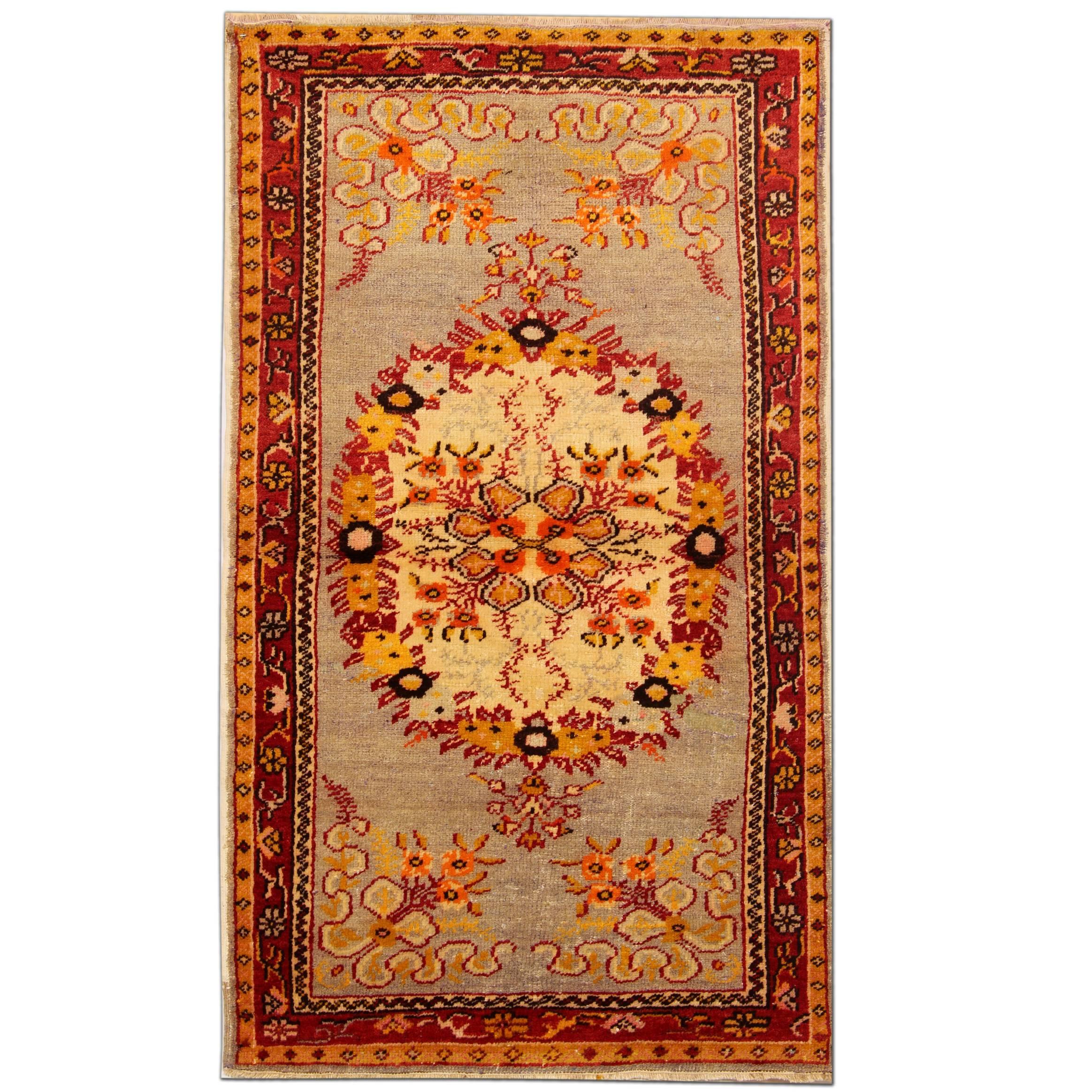 Antique Turkish Rugs Oriental Antique Rugs, Gold Rug from Anatolia Floor Rug