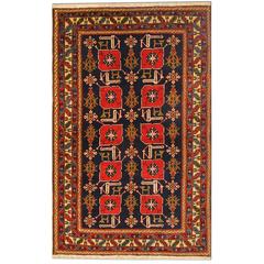 Antique Caucasian Karabagh Karaghashli Rug 8