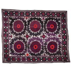 Antique First Half 20th Century Uzbek Samarkand Suzani