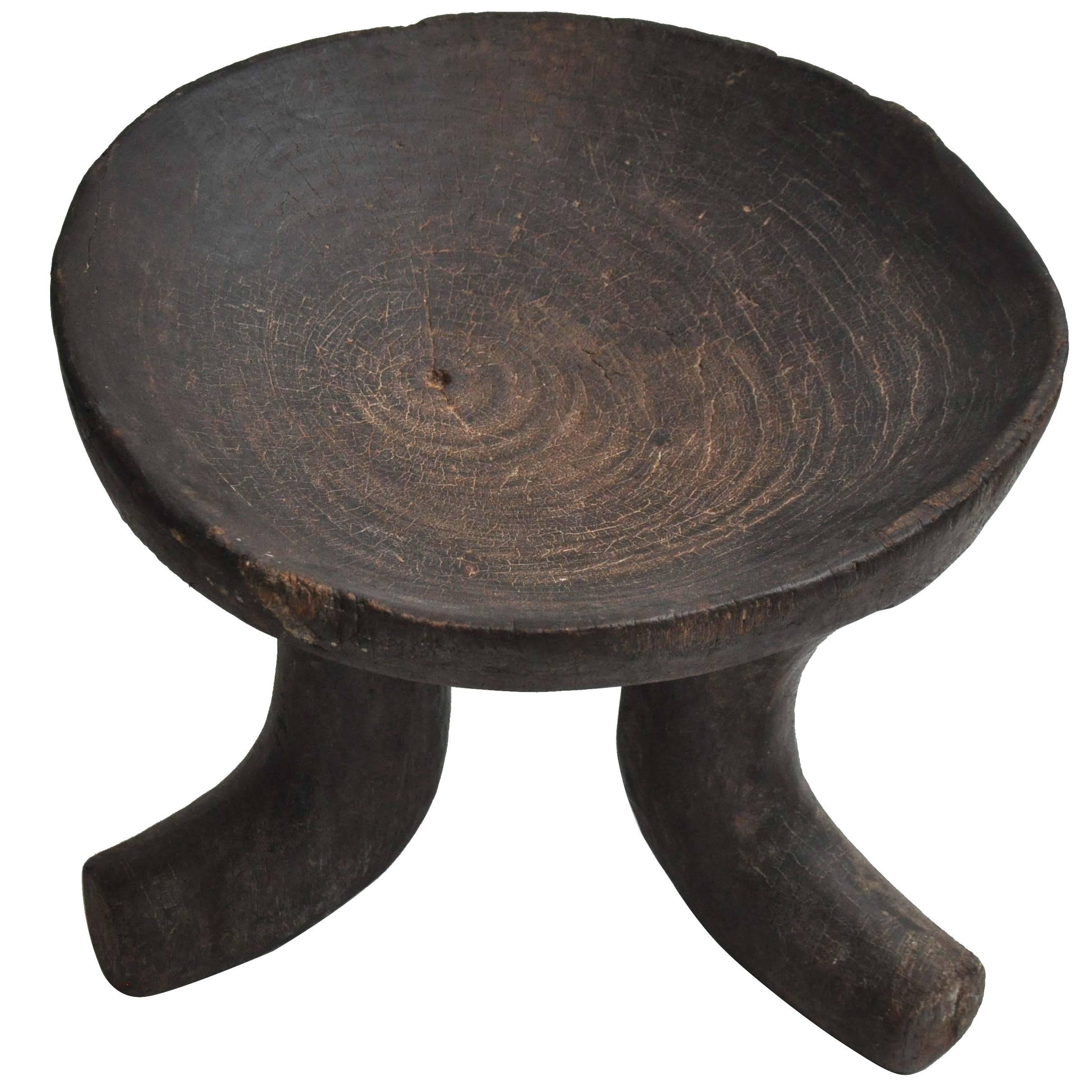 Early 20th Century ThreeLegged Stool from Ethiopia at 1stDibs