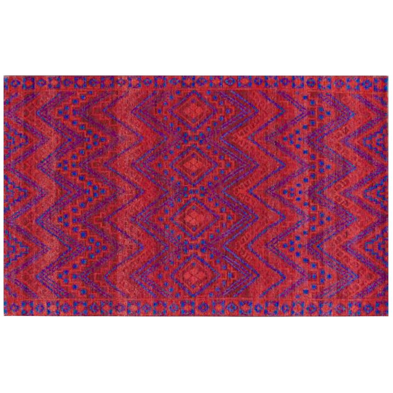 Handgeknüpfter Weave-Teppich
