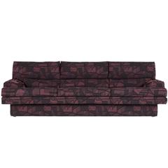 Milo Baughman Graphic Three-Seat Sofa for Thayer Coggin, circa 1980 2