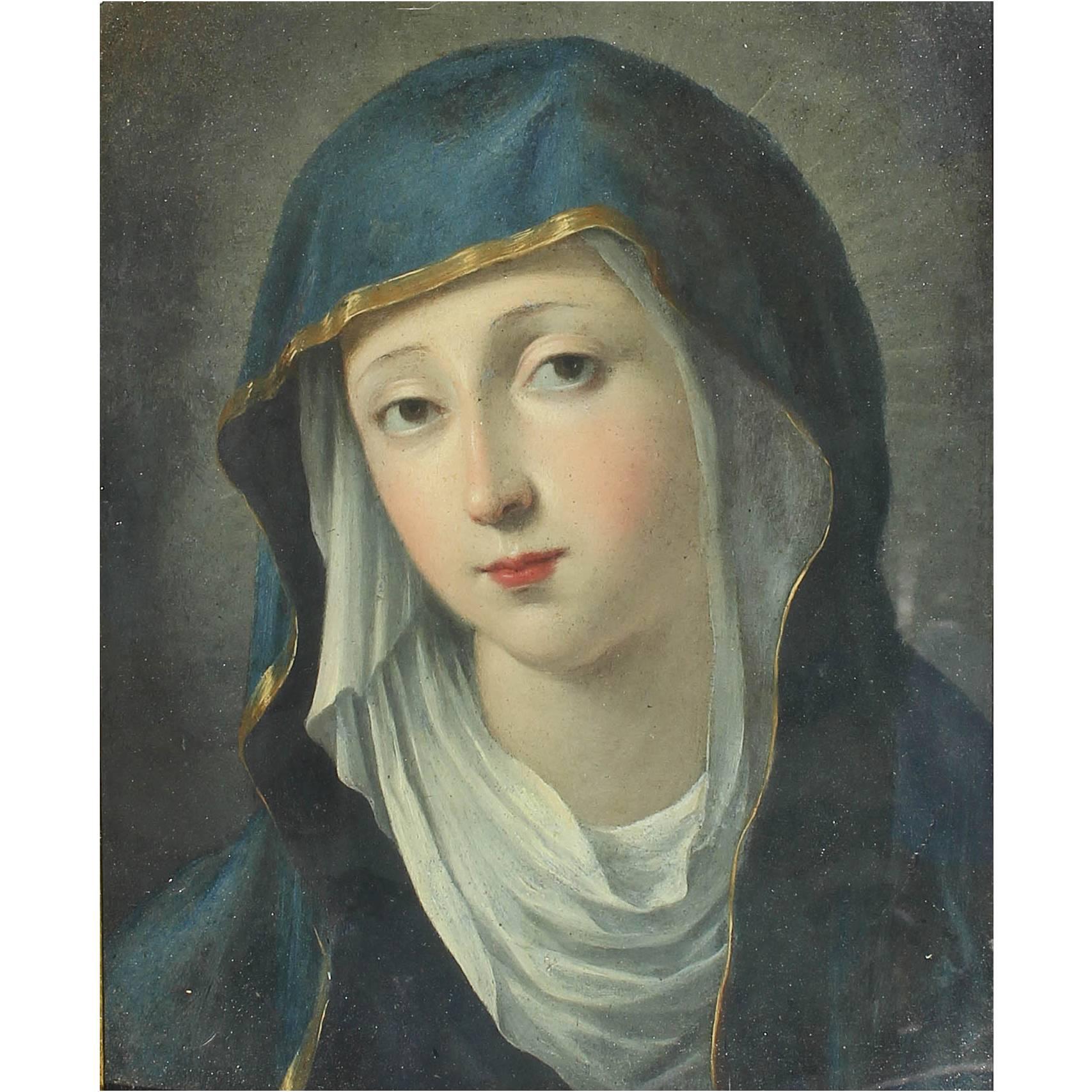   Italian Old Master Oil Painting "Madonna"