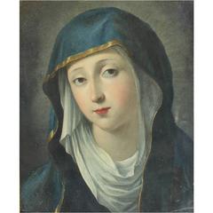 Painting, Italian Old Master Oil Painting "Madonna" 9