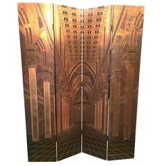 Carved Deco Panel Architectural Screen
