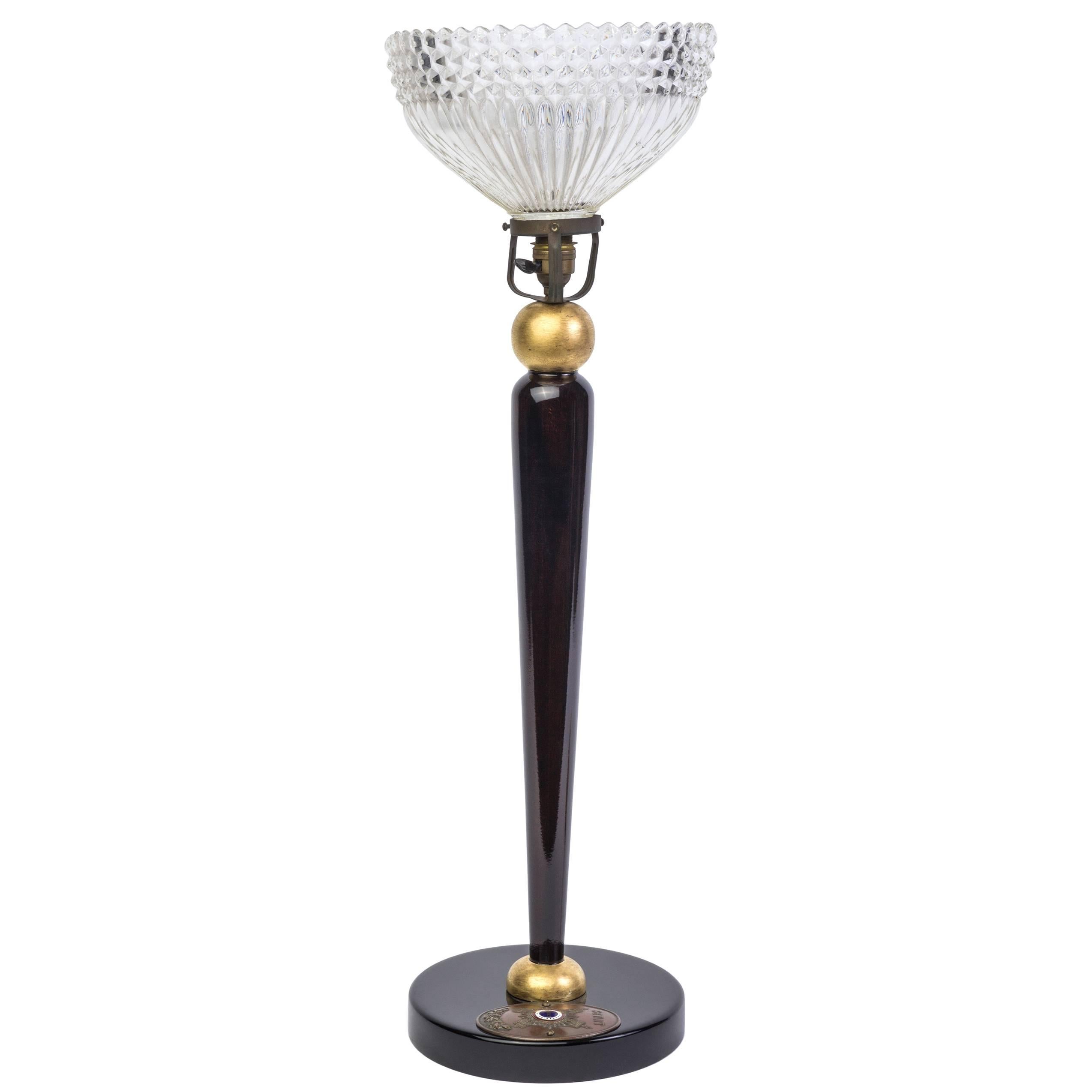 Pre-War French Art Deco Table Lamp For Sale