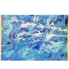 Abstract Painting - Deep Blue Sea 7