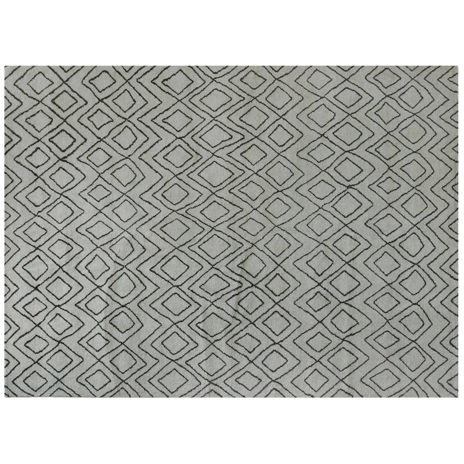 Black Diamonds Area Rug For Sale at 1stDibs