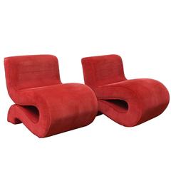 Augusto Betti, 1970s Noodle Armchairs