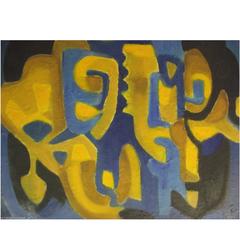 Hugo Barthel Abstract Composition in Colors, 1961 12