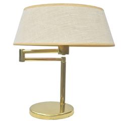 Retro Brass Desk Lamp by Von Nessen